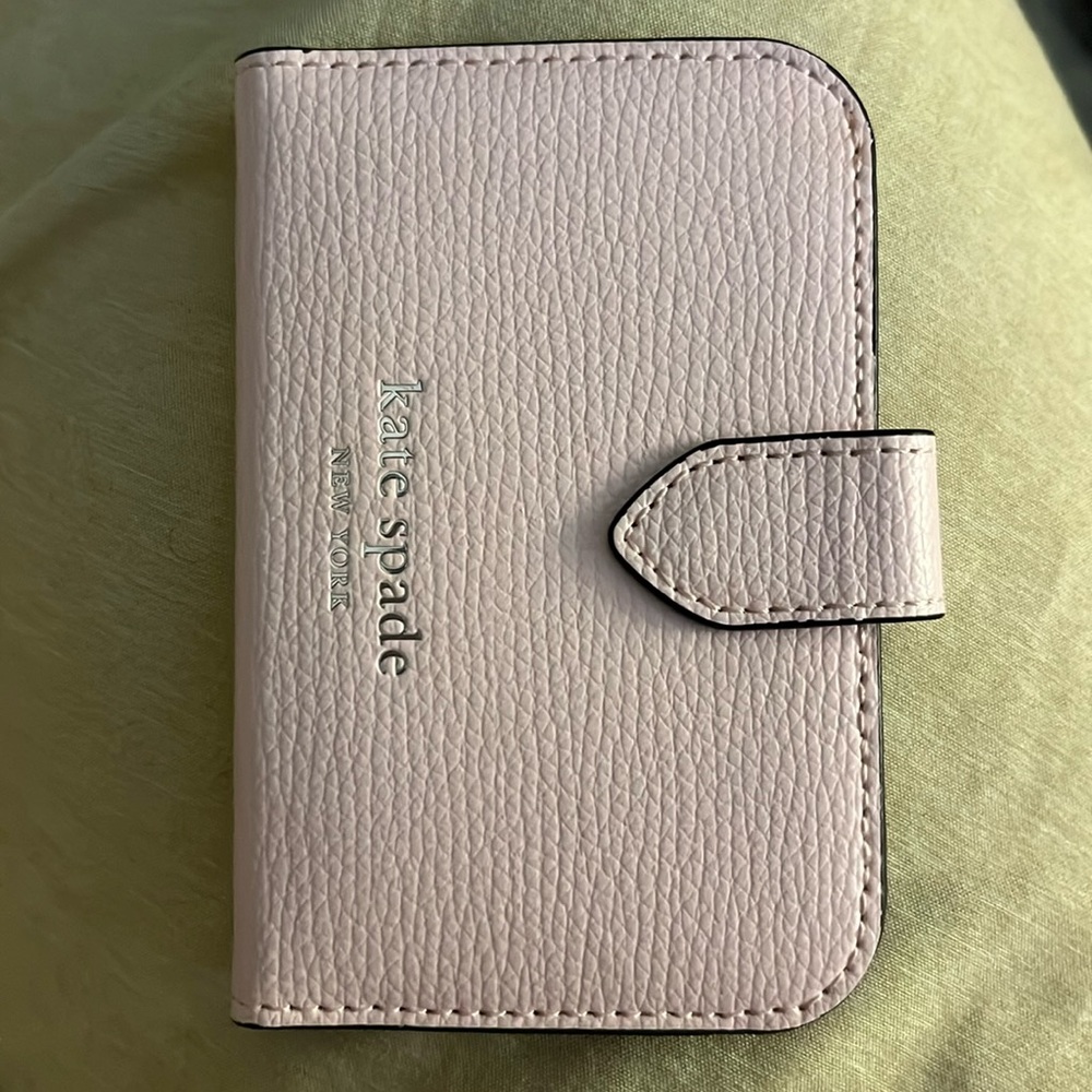 Kate Spade New York Morgan Magnetic Phone Wallet/Card Holder MagSafe Chalk Pink
